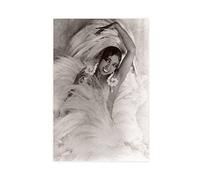 Poster de l'acteur Josephine Baker (3) - Impression sur toile - Décoration murale pour salon, chambre à coucher - Style sans cadre - 30 x 45 cm
