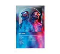 Poster de l'album Deux Frères par PNL - Art mural - Décoration murale pour salon, chambre à coucher - 30 x 45 cm