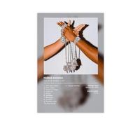 Poster de l'album Frères Ennemis de Zola & Koba LaD - Impression sur toile - Décoration murale pour salon, chambre à coucher - 20 x 30 cm