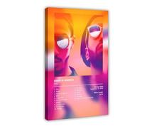 Poster de l'album In The Legend of PNL - Impression sur toile - Décoration murale pour salon, chambre à coucher - 20 x 30 cm