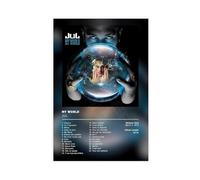 Poster de l'album My World de Jul - Art mural - Impression sur toile pour salon, chambre à coucher - 60 x 90 cm