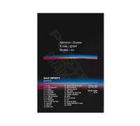 Poster de l'album QALF Infinity by Damso - Décoration murale pour salon, chambre à coucher - 20 x 30 cm