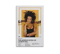 Poster de l'album The Miseducation of Lauryn Hill- Décoration murale d'intérieur - Décoration de bar, restaurant - Affiche esthétique - 30 x 45 cm - Sans cadre