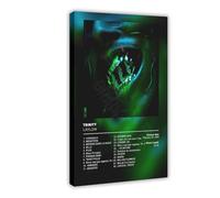 Poster de l'album Trinity de Laylow sur toile pour décoration de chambre à coucher, bureau, chambre, cadeau 30 x 45 cm