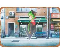 Poster de l'anime Code Geass, C (Code Geass) - Décoration murale rétro en métal - 20,3 x 30,5 cm