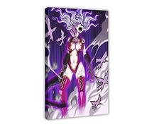 Poster de l'animé Fairy Tail Mirajane 35 sur toile pour décoration de salon, chambre à coucher, 40 x 60 cm