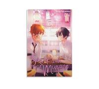 Poster de l'anime Sasaki et Miyano - Décoration murale d'intérieur - Impression sur toile - 40 x 60 cm