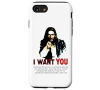 Poster de l'armée Jesus I Want You Uncle Sam Coque pour iPhone SE (2020) / 7/8