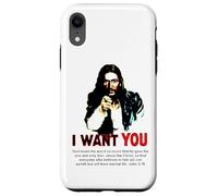 Poster de l'armée Jesus I Want You Uncle Sam Coque pour iPhone XR
