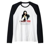 Poster de l'armée Jesus I Want You Uncle Sam Manche Raglan