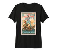 Poster de l'armée territoriale pour l'Angleterre et la liberté ! 1938 T-Shirt Haut de Gamme