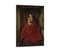 Poster de Lucca Jan Van Eyck - Impression sur toile - Décoration moderne pour chambre à coucher - 50 x 75 cm