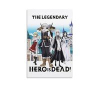 Poster de manga The Legendary Hero Is Dead 2 pour chambre à coucher - Impression sur toile - 20 x 30 cm - Sans cadre - Style 2