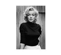 Poster de Marilyn Monroe sur toile - Décoration murale pour salon, chambre à coucher - Style sans cadre - 30 x 45 cm