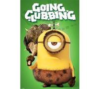 Poster de Minions "Going + 1 Powerstrips©, tesa adh‚sifs double face-20pcs G