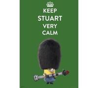 Poster de Minions "Keep Stuart + 1 Powerstrips©, tesa adh‚sifs double face-20pcs G
