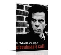 Poster de Nick Cave And The Bad Seeds The Boatman's Call - Peinture murale imperméable sur toile - Convient pour la décoration de bureau, chambre à coucher, salon - 30 x 45 cm - Style cadre