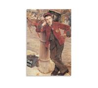 Poster de peintre The London Bootblack Jules Bastien-Lepage - Impression sur toile - 50 x 75 cm