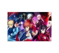 Poster de personnage d'animation Fate Stay Night - Art vintage - Décoration esthétique - Pour salon, chambre d'enfant, dortoir, café, salle de bain, convient pour chambre à coucher, salle de sport