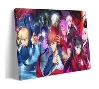 Poster de personnage d'animation Fate Stay Night - Art vintage - Décoration esthétique - Pour salon, chambre d'enfant, dortoir, café, salle de bain, convient pour chambre à coucher, salle de sport