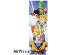 Poster de Porte - ABYstyle - Dragon Ball - Saiyans - 53x158 cm - Papier brillant 170 g/m²