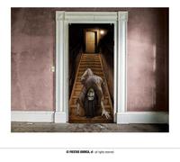 Poster de porte Halloween Escalier d'horreur