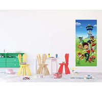 Poster de porte Intissé - Paw Ryder part à l'aventure avec ses amis - 90 cm x 202 cm,
