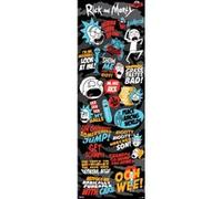 Poster de porte Rick and Morty Quotes 3 158 cm x 53 cm G
