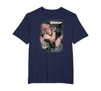 Poster de Portrait de Robocop Melting Man T-Shirt, Homme Grandes Tailles, Bleu Marine, 2X Tall