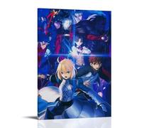 Poster de protagoniste Fate Stay Night (2014) - Art vintage - Décoration murale - Esthétique - Pour salon, chambre d'enfant, dortoir, café, salle de bain - Convient pour chambre à coucher, salle de