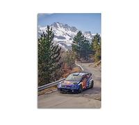 Poster de rallye automobile tout-terrain extrême - Poster WRC Polo - Peinture décorative sur toile - Affiche murale et image d'art moderne pour chambre à coucher - 30 x 45 cm