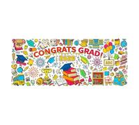 Poster de remise de diplôme à colorier, 76 x 183 cm, nappe de remise de diplôme 2026 à peindre | Bannière de coloriage en papier - Pour salle de ole, maternelle, maison, maternelle, fête