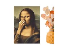 Poster de salle de bain humour - Kit de peinture décorative, décoration murale créative pour la maison, impression de toilettes, style d'illustration ludique avec des accents de charme rétro |