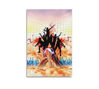 Poster de sport d'art minimaliste pour chambre à coucher, jeune passion volley-ball, Marvel - affiches décoratives sur toile pour décoration de chambre à coucher - Impression d'art moderne pour