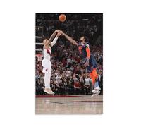 Poster de sport professionnel américain Damia Lillar, joueur de basket-ball, art imprimé, blazers, point guard, étoile de basket-ball, Damia Lillar, décoration murale pour chambre de garçon, bar