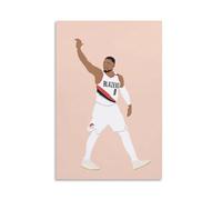 Poster de sport professionnel américain Damia Lillar, joueur de basket-ball, impression artistique, blazer de trail, point guard, étoile de basket-ball, Damia Lillar, décoration murale pour chambre de