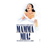 Poster de théâtre musical ELITEPRINT Best UK MAMMA MIA sur carte 250 g/m²