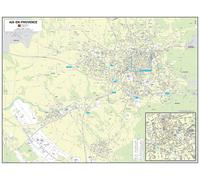 Poster de ville - Aix-en-Provence (80 x 60 cm) | Blay Foldex - Papier 150 g avec plastification mate
