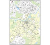 Poster de ville - Dax (70 x 100 cm) | Blay Foldex - Papier 150 g avec plastification mate
