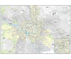 Poster de ville - Dijon (100 x 70 cm) | Blay Foldex - PVC 3 mm