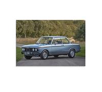 Poster de voiture Bmw 2002 Tii - Peinture sur toile pour salon, chambre à coucher - 40 x 60 cm