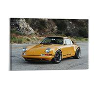 Poster de voiture classique Porsche 911 Singer - Décoration murale pour salon, chambre à coucher - 30 x 45 cm