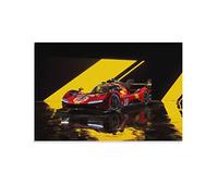Poster de voiture de course pour Ferrari 499P Supercar Sport Car Poster décoratif sur toile Poster mural et image d'art Impression moderne pour chambre à coucher 60 x 90 cm
