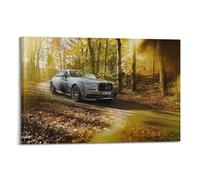 Poster de voiture de sport Wraith Autumn Forest Drive Fall Foliage - Impression sur toile de qualité supérieure pour chambre à coucher - 60 x 90 cm