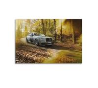 Poster de voiture de sport Wraith Autumn Forest Drive Fall Foliage - Impression sur toile de qualité supérieure pour chambre à coucher - 40 x 60 cm