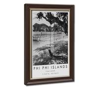 Poster de voyage Phi Phi en Thaïlande, décoration murale pour salon, chambre à coucher, 30,5 x 45,7 cm (L x l)