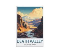 Poster de voyage vintage Death Valley National Park 20 x 30 cm Art moderne pour salon, chambre à coucher, décoration d'intérieur