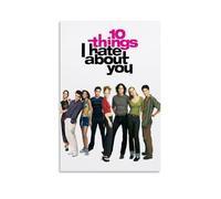 Poster décoratif 10 Things I Hate About You - Poster mural haut de gamme - Décoration de chambre à coucher - Style rétro - Décoration de chambre à coucher - Style rétro - 20 x 30 cm
