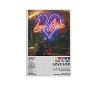 Poster décoratif Don Toliver Love Sick - Peinture murale lumineuse et belle - Convient pour bureau, chambre à coucher - Peinture décorative pour créer la bonne atmosphère - Style sans cadre 20 x 30 cm