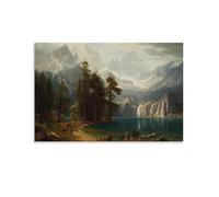 Poster décoratif sur toile Albert Bierstadt « Sierra Nevada » (60 x 90 cm)
